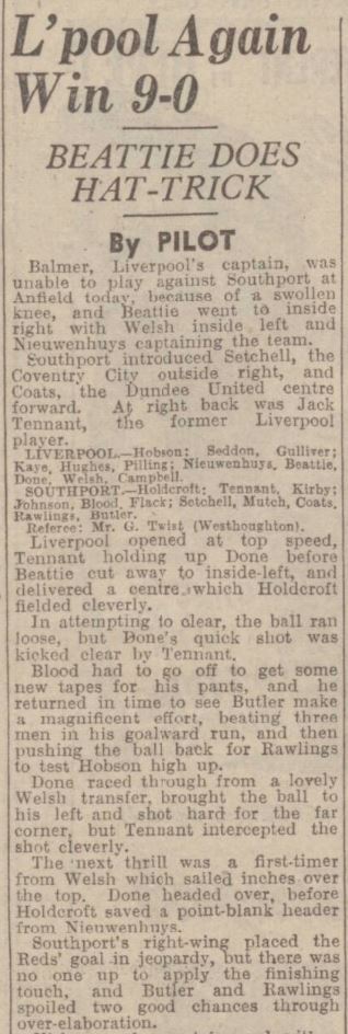 Liverpool Evening Express - Saturday 20 November 1943
Image © Trinity Mirror. Image created courtesy of THE BRITISH LIBRARY BOARD