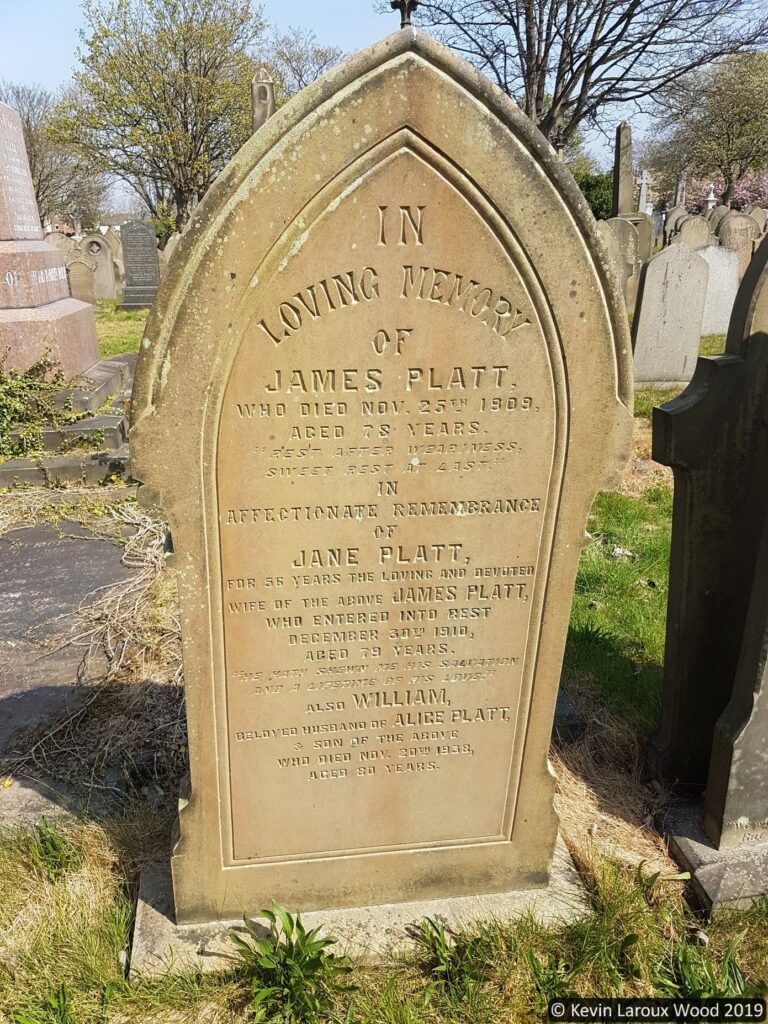 William Platt Grave – Southport Central